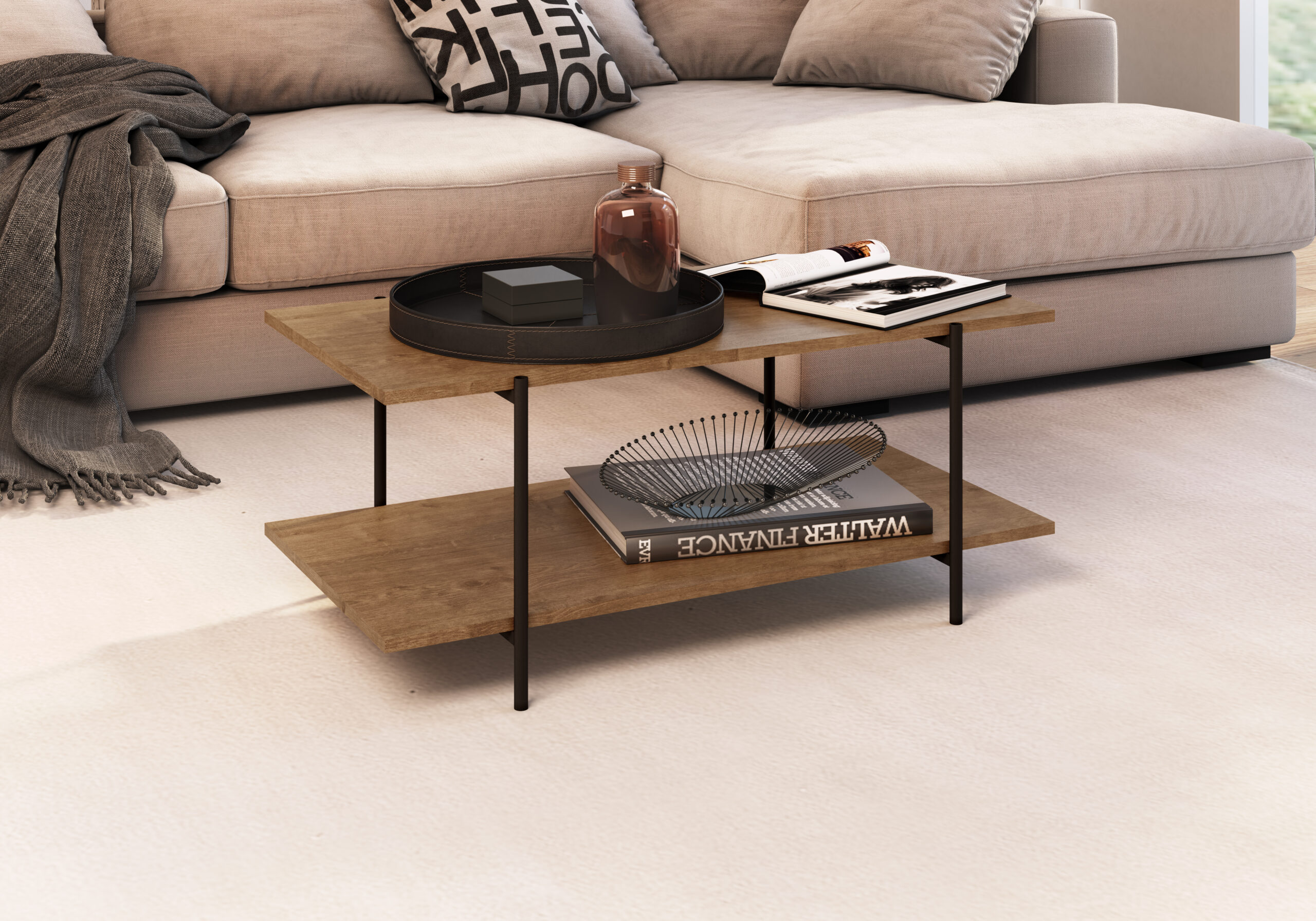 CA0105 MESA DE APOYO LATERAL VERMONT NEGRO 27870