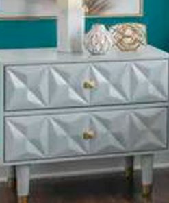 MESA DE NOCHE JF-UV-3D-001 GRIS