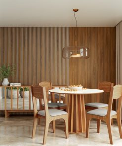 MESA DE COMEDOR REDONDA 105 CM