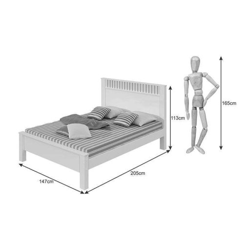 CAMA MATRIMONIAL FULL ATHENAS BLANCA - Imagen 2