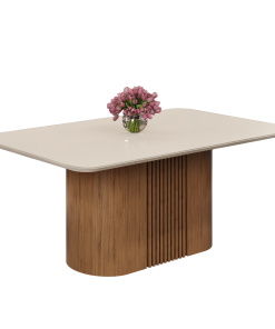 MES MUNIQUE 1700X900X30 FREIJO/ OFF WHITE - Imagen 3