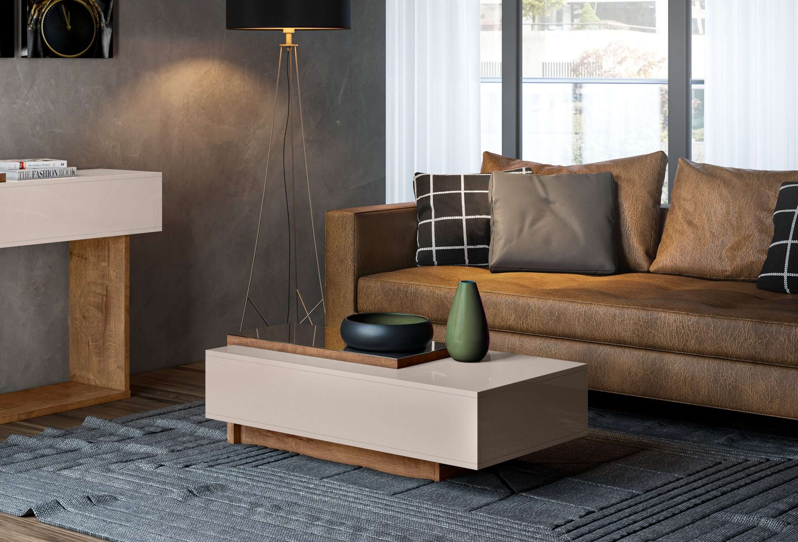 MESA DE CENTRO MILAO PEARL OFF