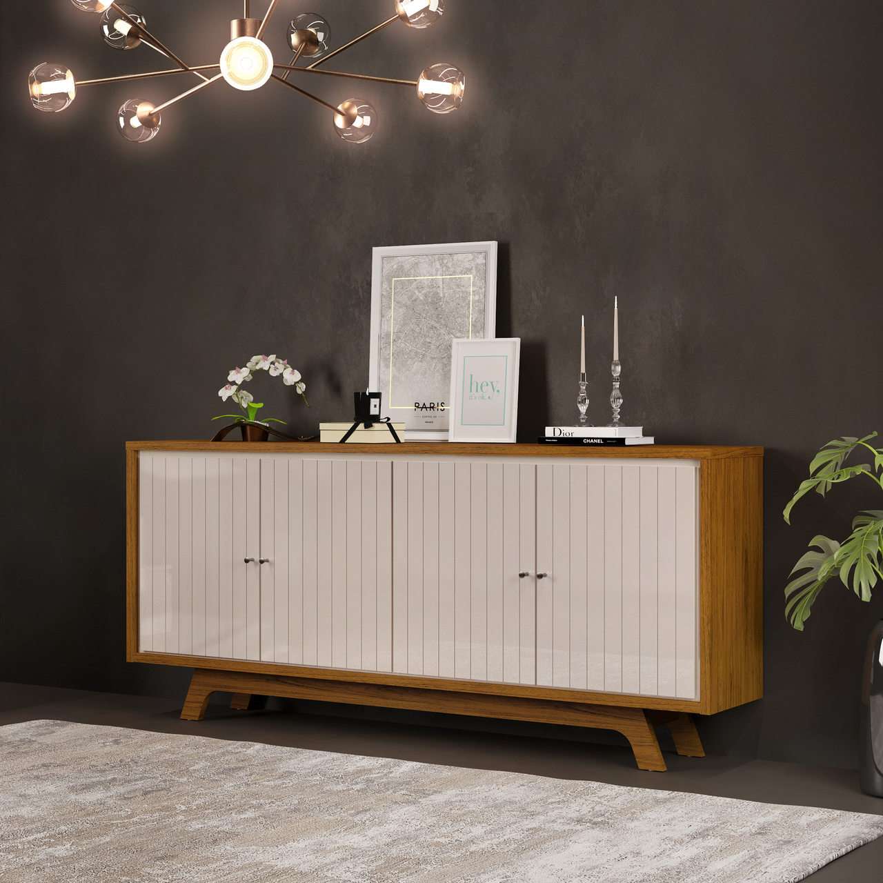 BUFFET BRISE FREIJO/OFF WHITE