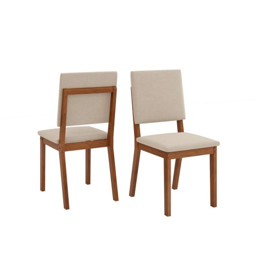 SILLA TALIA FREIJO/VELUDO CREME