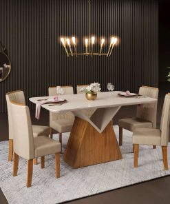 MESA ARGO 136X90X3 FREIJO/OFF WHITE