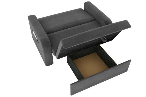 SOFA CAMA DAIANE GRIS B-250 - Imagen 3