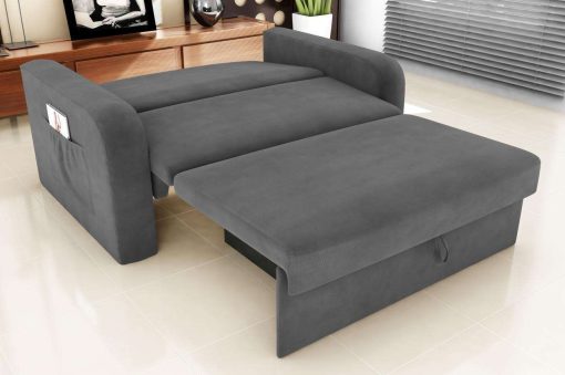 SOFA CAMA DAIANE GRIS B-250 - Imagen 4