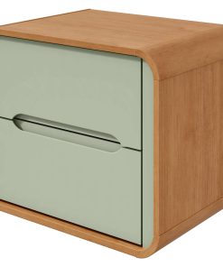 Alternative view of MESA DE NOCHE LOOP AMENDOA CLEAN/VERDE