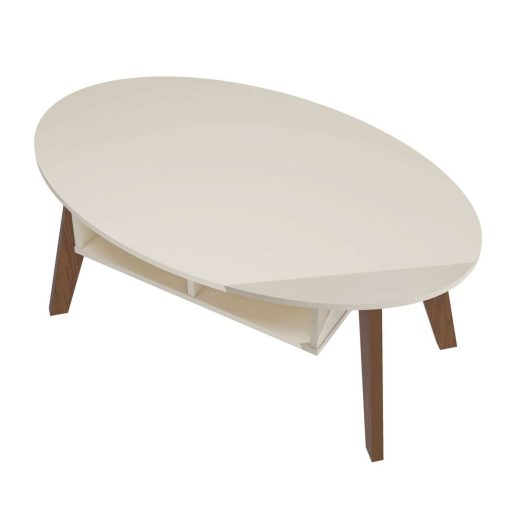 MESA DE CENTRO DIVA OFF WHITE/ CEDRO - Imagen 8
