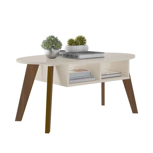 MESA DE CENTRO DIVA OFF WHITE/ CEDRO - Imagen 3