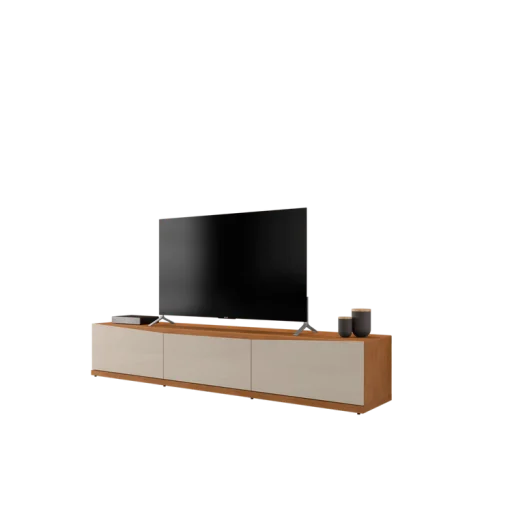 RACK EROS 180CM TV CEDAR / OFF WHITE HIGH GLOSS