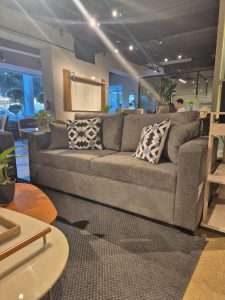 MUEBLE BRUSELAS  2 PUESTO GRIS OSCURO