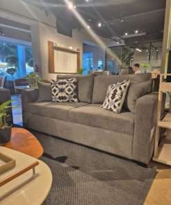 SOFA BRUSELAS 2 POSICIONES GRIS CLARO