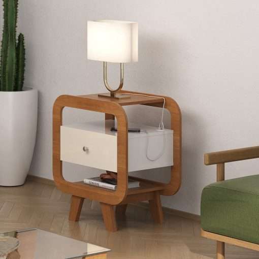 MESA DE APOYO THEO CEREZO/ OFF WHITE