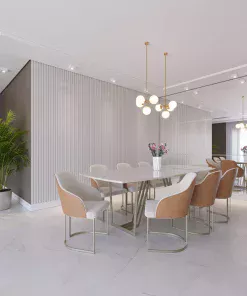 MESA ALBANY 2.4 M2 OFF WHITE FOSCO CHAMPAGNE