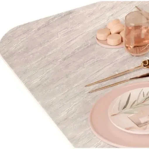 MESA DE COMEDOR CELESTE 120 FREIJO/QUARTZO - Imagen 2