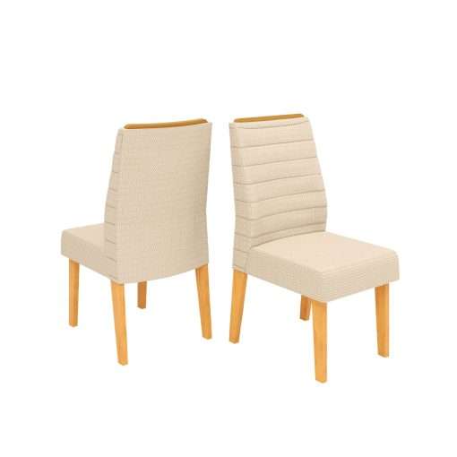 SILLA ONDINA CEDRO/LINHO NEVE