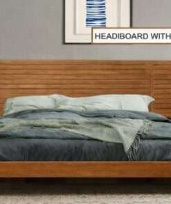 CAMA QUEEN NORDIC BRUSHED PECAN