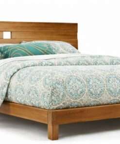 CAMA KING BRIONY BRUSHED WHITE PECAN