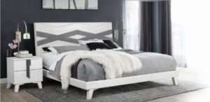 CAMA KING BLUE NOTE HDBD & LOW FTBD 6/6 23-BLANCO Y GRIS RUSTICO