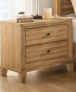 MESA DE NOCHE MIRAMAR BRUSHED TROPICAL FINISH