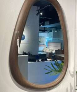 ESPEJO DE PARED MARRON
