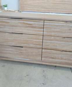 GAVETERO CON ESPEJO NORDIC BRUSHED PECAN