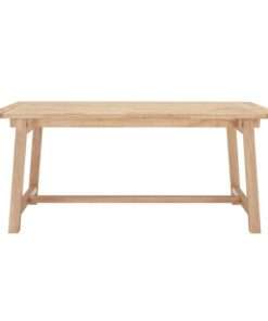 MESA DE COMEDOR STYLEWELL RECTANGULAR TRESTLE UNFINISHED NATURAL PINE...