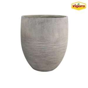 MACETA DECORATIVA 17 IN. JENNINGS LARGE GRAY PLASTIC FIBERGLASS TALL …
