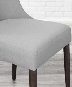 SILLA STYLE WELL BEIFIELD SABLE BROWN WOOD UPHOLSTERED DINING CHAIR W... - Imagen 5
