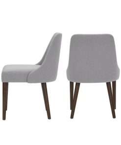 SILLA STYLE WELL BEIFIELD SABLE BROWN WOOD UPHOLSTERED DINING CHAIR W... - Imagen 7