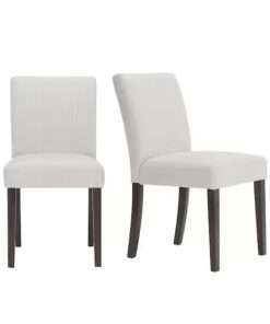 SILLA STYLE WELL BANTORD RIVERBED BEIGE UPHOLSTERED DINING CHAIR WITH... - Imagen 3