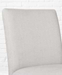 SILLA STYLE WELL BANTORD RIVERBED BEIGE UPHOLSTERED DINING CHAIR WITH... - Imagen 4