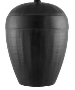 LAMPARA PRESTWICK 23.75 IN. BLACK ARTISAN CERAMIC TABLE LAMP WITH WHI... - Imagen 5