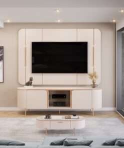 BANCADA CON PANEL ADELE OFF WHITE