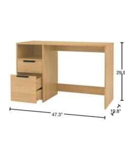 ESCRITORIO STY LE WELL BRAXTEN 47 IN RECTANGULAR LIGHT OAK BROWN FINI... - Imagen 3