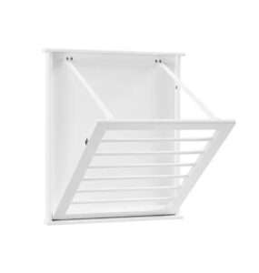ESTANTE STYKE WELL 27IN. WHAITE WOOD COLLAPSIBLE LAUNDRY WALL RACK