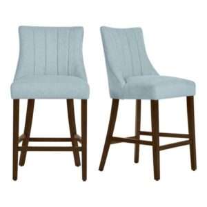 TABURETE BAR TAPIZADO SCOTSFIELD BLUE