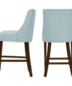 TABURETE BAR TAPIZADO SCOTSFIELD HOME DECORATORS COLLECTION CON DISEN... - Imagen 7