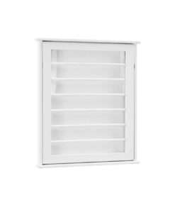 ESTANTE STYKE WELL 27IN. WHAITE WOOD COLLAPSIBLE LAUNDRY WALL RACK - Imagen 6