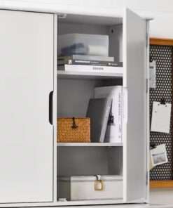 MUEBLE SUPERIOR DE ALMACENAMIENTO STYLEWELL CRAFT COLOR BLANCO - Imagen 4
