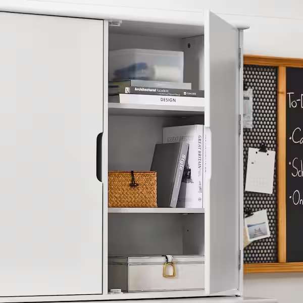 MUEBLE SUPERIOR DE ALMACENAMIENTO STYLEWELL CRAFT COLOR BLANCO - Imagen 4
