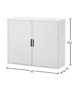 MUEBLE SUPERIOR DE ALMACENAMIENTO STYLEWELL CRAFT COLOR BLANCO - Imagen 5