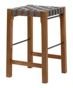 TABURETE DE MOSTRADOR STYLEWELL BRICKMORE TEJIDO GRIS SIN RESPALDO