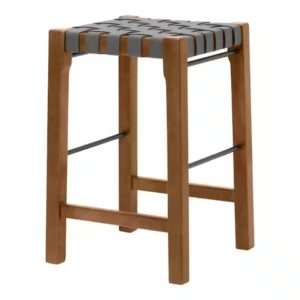 TABURETE DE MOSTRADOR STYLEWELL BRICKMORE TEJIDO GRIS
