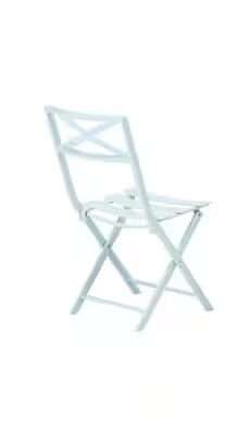 SILLA PLEGABLE DE METAL (ACABADO SEABREEZE) - Imagen 3