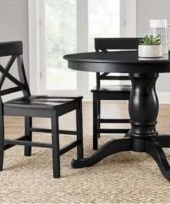 SILLA STYLEWELL CEDARVILLE CHARCOAL BLACK WOOD (SET DE 2)