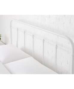 CAMA TWIN XL METAL BLANCO ESTILO GRANJA STYLEWELL DORLEY - Imagen 6
