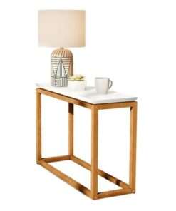 mesa lateral supreme blanco nature - Imagen 2