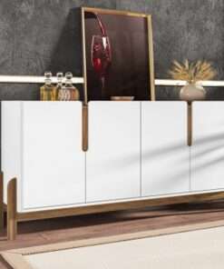 buffet lizz 1.70 blanco cedro